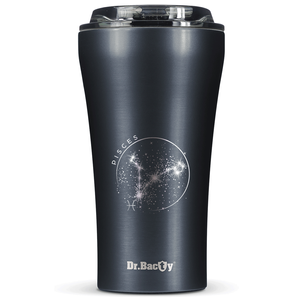 Dr.Bacty Apollo 2.0 thermal coffee mug - Pisces - 360 ml - Gunmetal