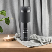 Thermal mug Contigo Byron 720ml with custom inscription - engraved - Gunmetal