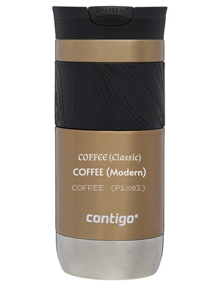 Contigo Byron 2.0 470ml Thermobecher mit Gravur - Gold