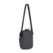 A small anti-theft messenger bag Pacsafe Metrosafe X - dark gray.