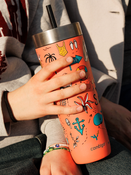 Kubek termiczny ze słomką Contigo Luxe Tumbler 720ml - Summer - Coral