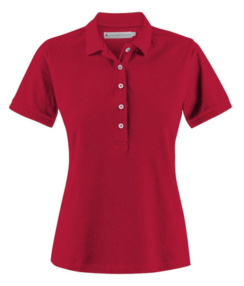Sonnenuntergang Poloernte Frauen t -Shirt, rot