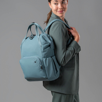 Pacsafe Citysafe CX Econyl Anti-Diebstahl-Rucksack für Frauen - mint