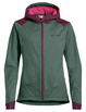 Waterproof jacket women's Vaude Qimsa - Green