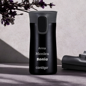Thermal mug with engraving Contigo Pinnacle 300ml - Matte Black