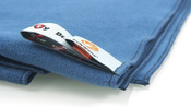 Quick-drying double-sided Dr.Bacty travel towel - navy blue - l 60x130.