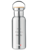 Dr.Bacty Iris 500 ml Thermoflasche - silber - personalisiert mit Gravur