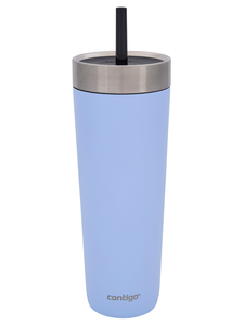 Kubek termiczny ze słomką Luxe Tumbler 720ml - Periwinkle