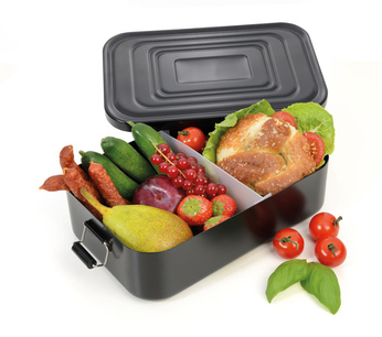 Lunchbox TROIKA BLACK BOX XL Troika - Czarny