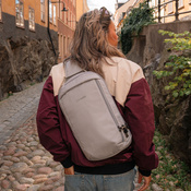 One-shoulder anti-theft backpack Pacsafe Vibe 325 - Gray