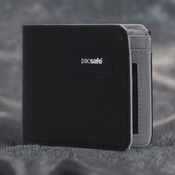 Pacsafe® RFIDsafe™ RFID blocking bifold wallet - jet black