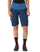 Damenfahrrad -Shorts mit Vaude Qimsa Insert - Marineblau