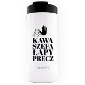 Thermal mug of Dr.Bacty Notus 360 ml The Boss's Coffee - white