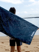 Dr.Bacty 70x140 beidseitig schnell trocknendes Handtuch - Map