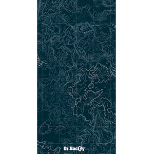 Dr.Bacty 70x140 beidseitig schnell trocknendes Handtuch - Map