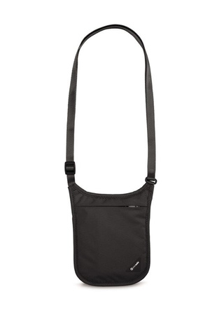 Diskretes, diebstahlsicheres portemonnaie pacsafe coversafe v75 - schwarz