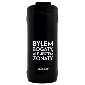 Thermal mug of Dr. Bacty Notus for a man - black