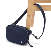 Small 2-in-1 anti-theft women's handbag Pacsafe W - navy