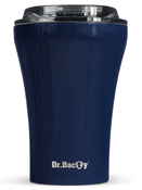 Coffee thermal mug with ceramic coating Dr.Bacty Apollo 227 ml - navy blue