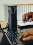 Set Contigo West Loop 2.0 Thermobecher 470 ml – Matt Schwarz + Matt Marineblau