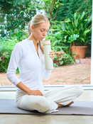 Thermal water bottle Contigo Ashland 2.0 Chill 720 ml - Oatmilk