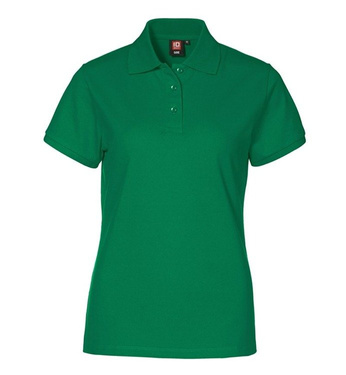 Piqué polo shirt stretch green