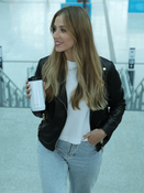 Thermal coffee mug 2-in-1 Dr.Bacty Notus 360 ml - white.