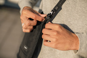 Urban anti-theft shoulder bag Pacsafe RFIDsafe - black