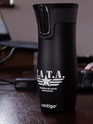 Thermal Mug Contigo West Loop 2.0 470 ml - Matte Black - Dad