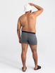 Men's quick-drying SAXX VIBE Boxer Brief - dark gray.