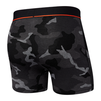 Herren-Boxershorts SAXX Ultra Schwarz Tarnmuster - Schwarz