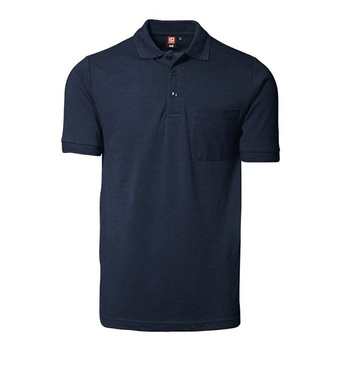 Classic polo t -shirt ID pocket, navy blue