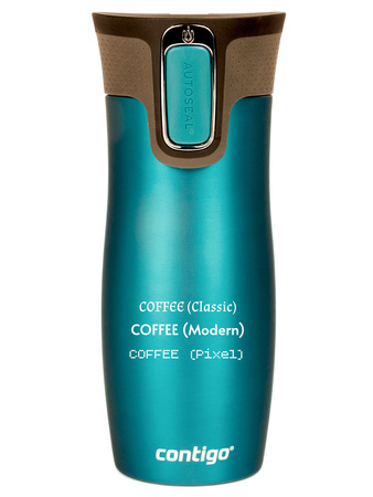 Thermobecher mit gravur Contigo West Loop 2.0 470ml - Türkis