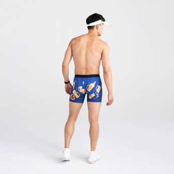 Bokserki męskie sportowe SAXX VOLT Boxer Brief piwo – niebieskie