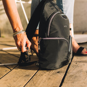 Women's urban anti-theft backpack Pacsafe Stylesafe - black
