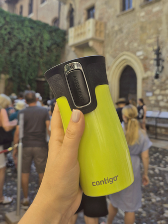Contigo West Loop Mini Thermobecher 300 ml - Limelight - After-Sale-Produkt