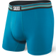 Herren-Schnelltrocknungs-Boxershorts SAXX VIBE Boxer Brief - blau