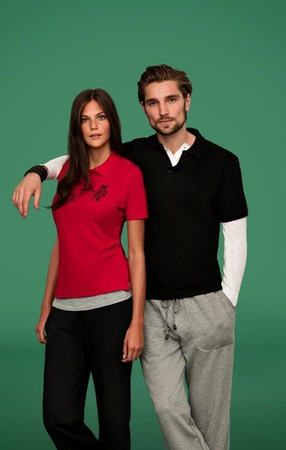 Koszulka polo damska Surf Lady Polo marki Printer - Czarny