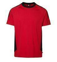 PRO wear T-shirt contrast Red