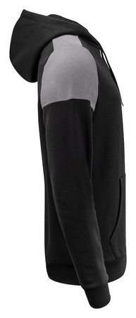 Dwukolorowa bluza z kapturem Prime Hoodie marki Printer - Czarno - szara