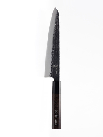 Aka Tori Damaszener-Chefmesser 8" mit Gravur - Tokyo Black
