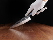 Exklusives Aka Tori Tokyo Black 8" Chefmesser aus Damaszener Stahl – Business-Geschenk mit Gravuroption