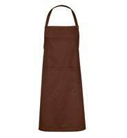 ID brand apron, brown