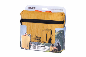 Plecak składany typu roll top TREKPACK Troika - Żółty