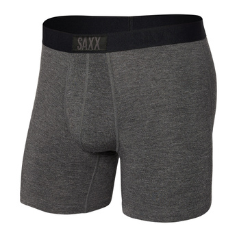 Men's quick-drying SAXX VIBE Boxer Brief - dark gray.