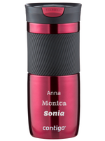 Thermal mug Contigo Byron 470ml with custom inscription - engraved - Vivaciuous