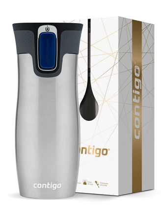 Kubek termiczny Contigo West Loop 2.0 470ml - Stalowy