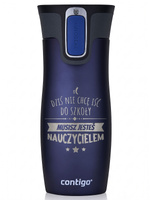 Contigo West Loop 2.0 470ml Thermobecher - Du bist Lehrer - Marineblau Matt