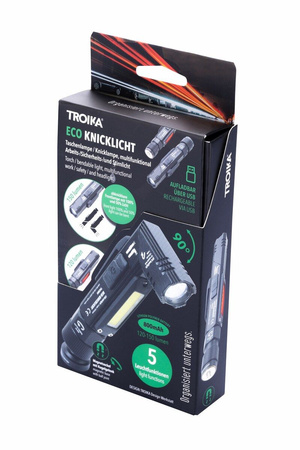 multifunctional headlamp TROIKA eco knicklicht.