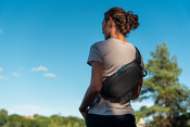 Hip pouch anti-theft Pacsafe ECO - black made from econyl